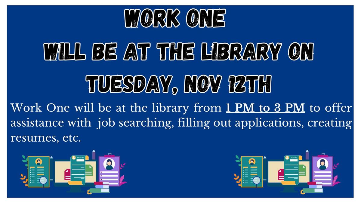 Work One at the Library