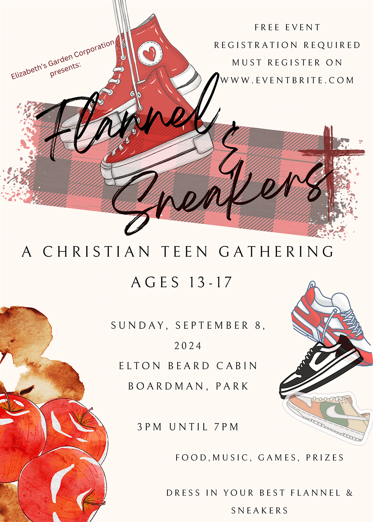 Flannel & Sneakers- A Christian Teen Gathering