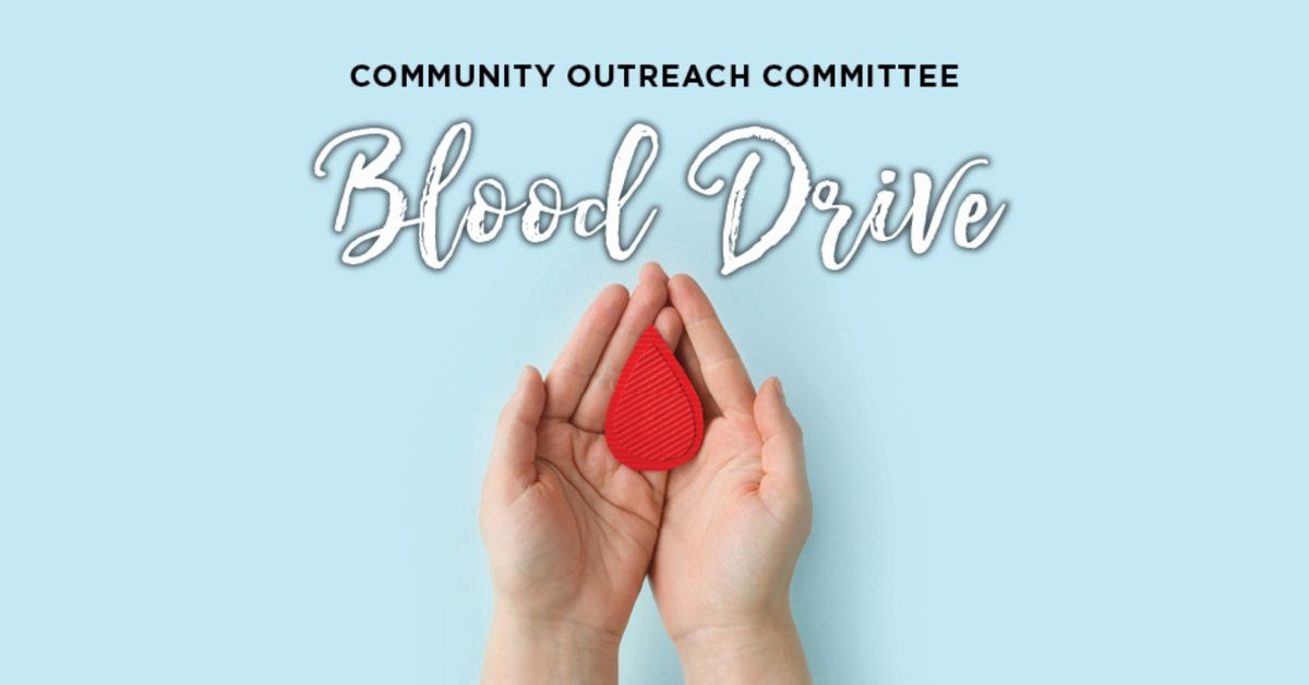 Community Outreach Committee Blood Drive