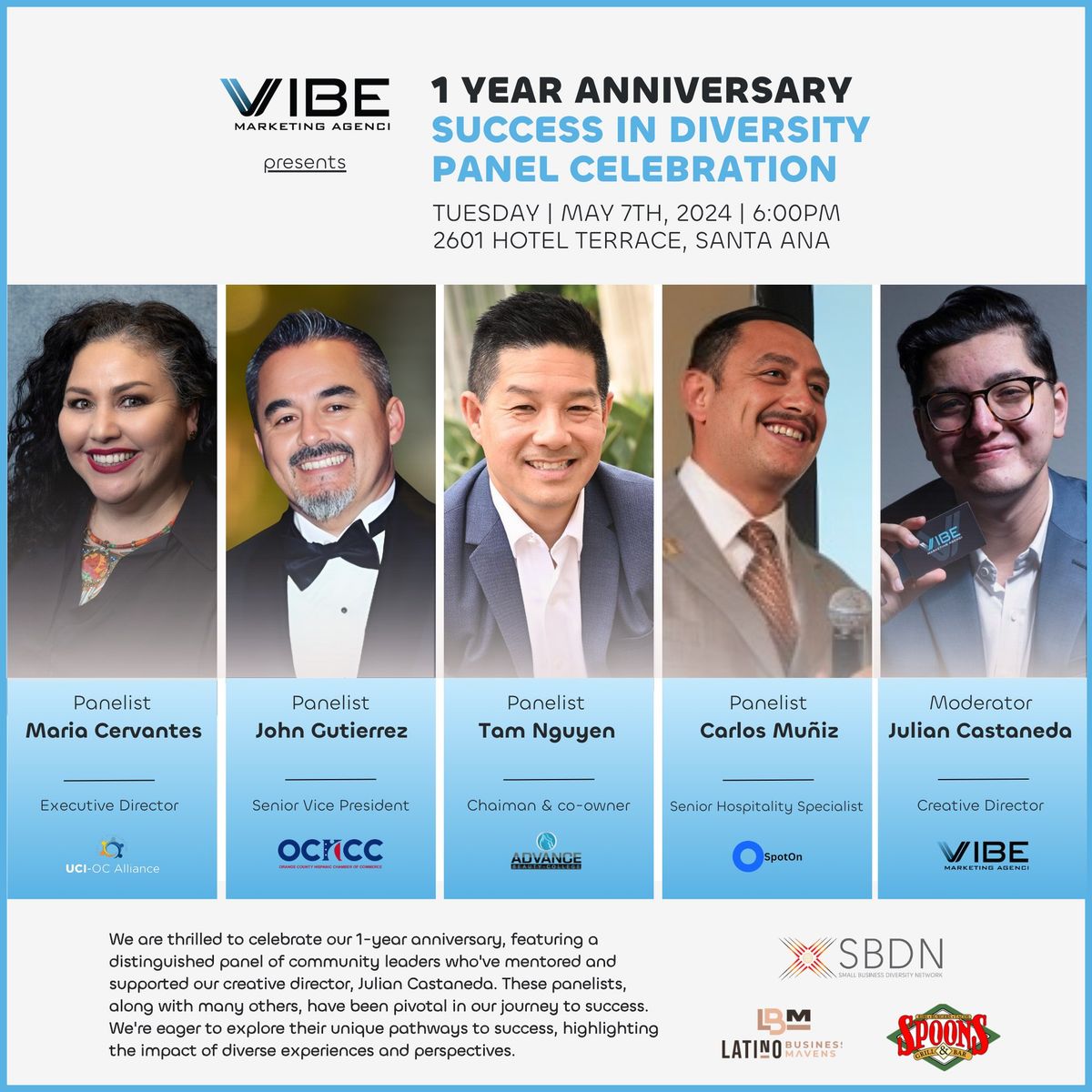 Success in Diversity Panel Celebration - Vibe 1 Year Anniversary