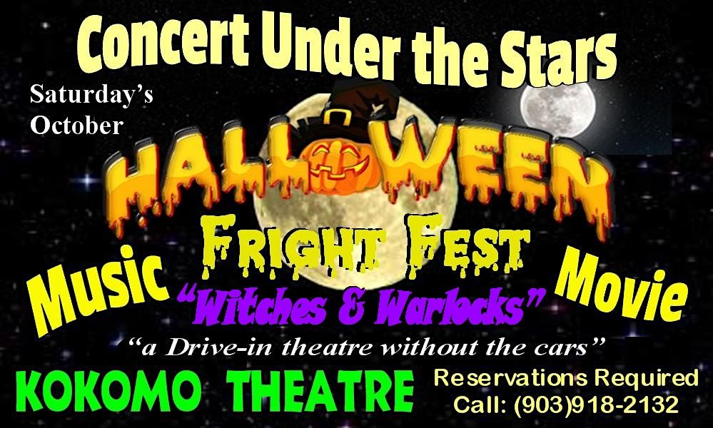 "Concert Under the Stars Halloween Fright Fest" Kelli Grant Queen of Swing