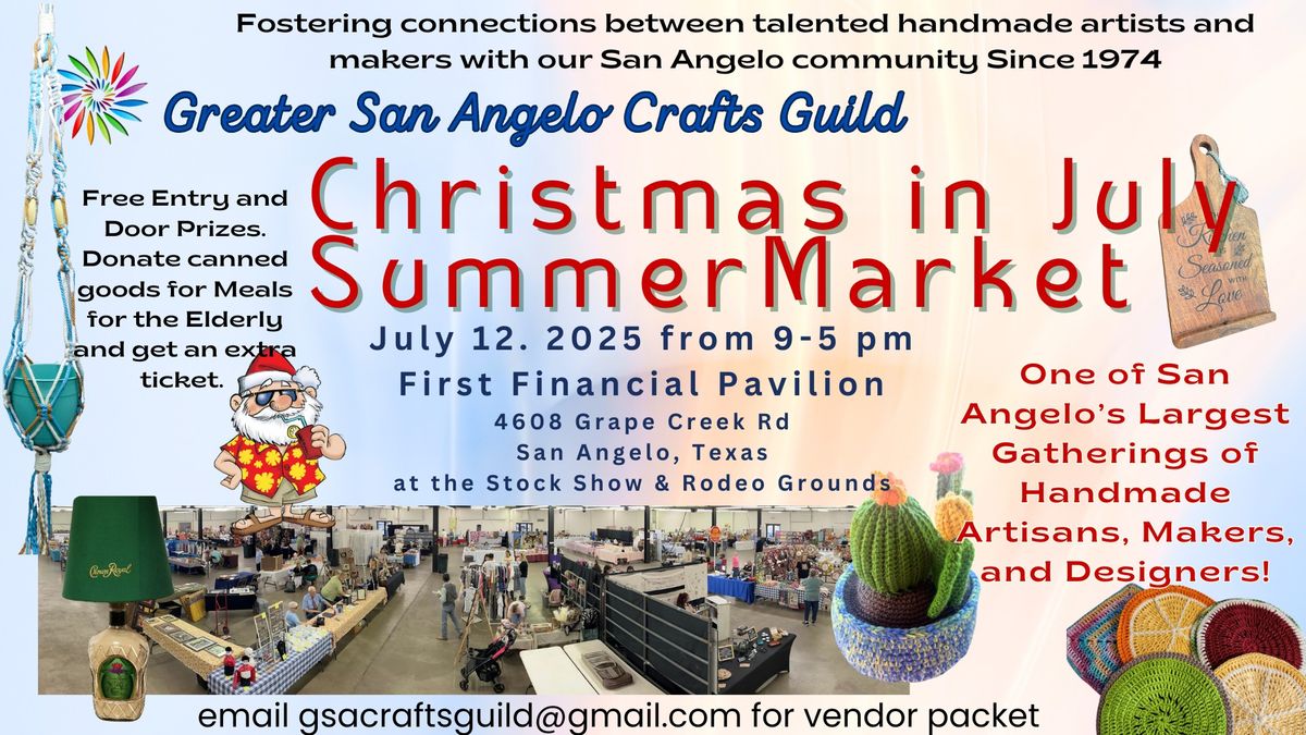 Christmas in July Summer Market