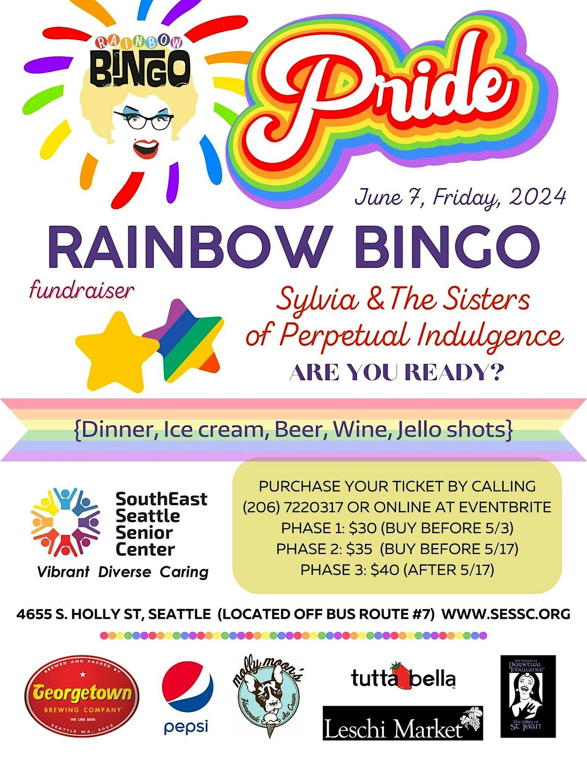 Rainbow Bingo Fundraiser - Pride Month