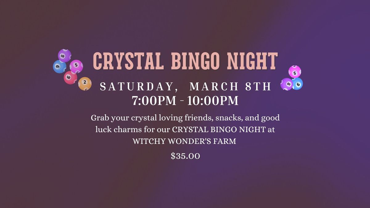 Crystal Bingo Night