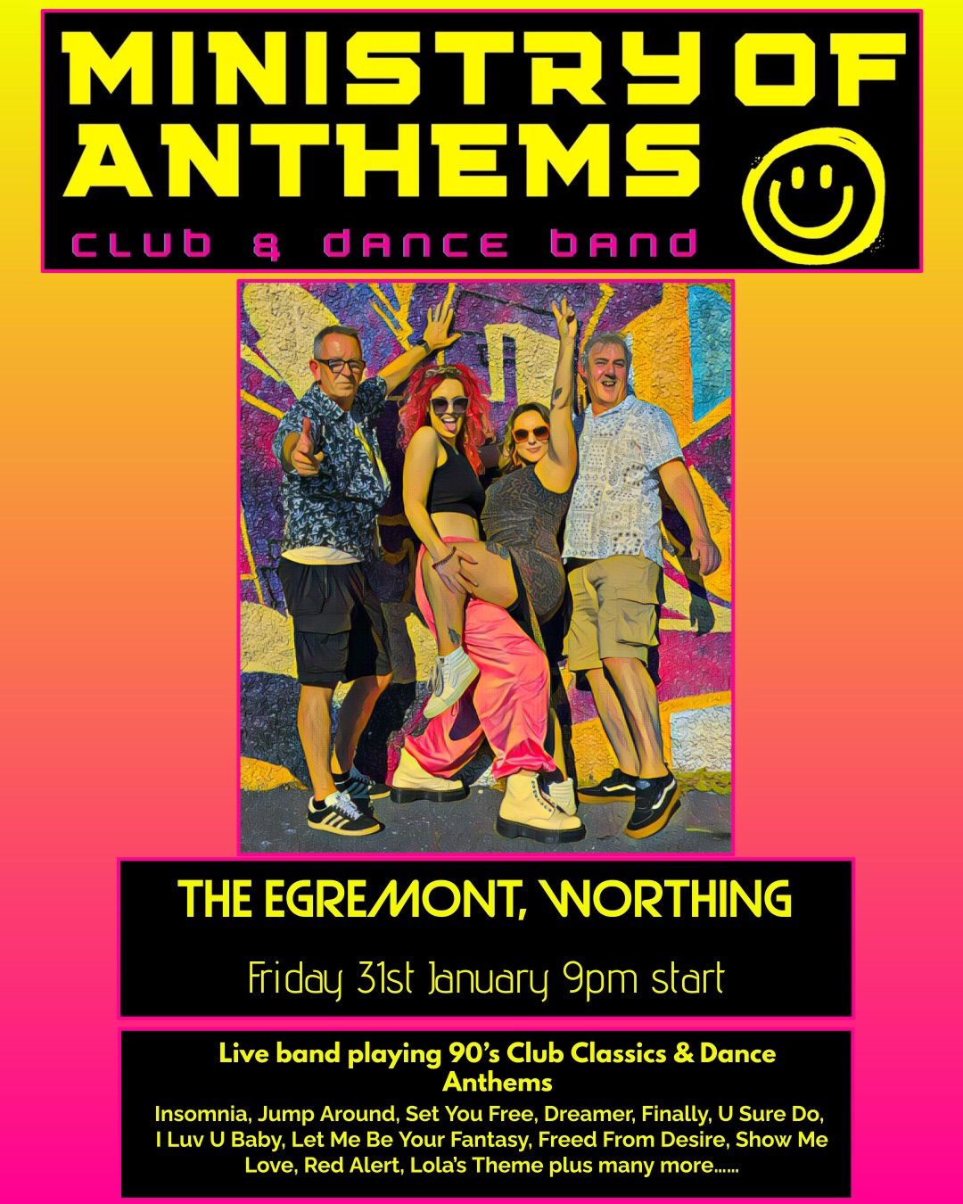 Ministry of Anthems live at The Egremont