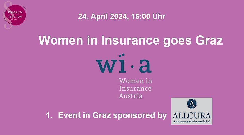 Woman in Insurance Event in Graz sponsored bei ALLCURA
