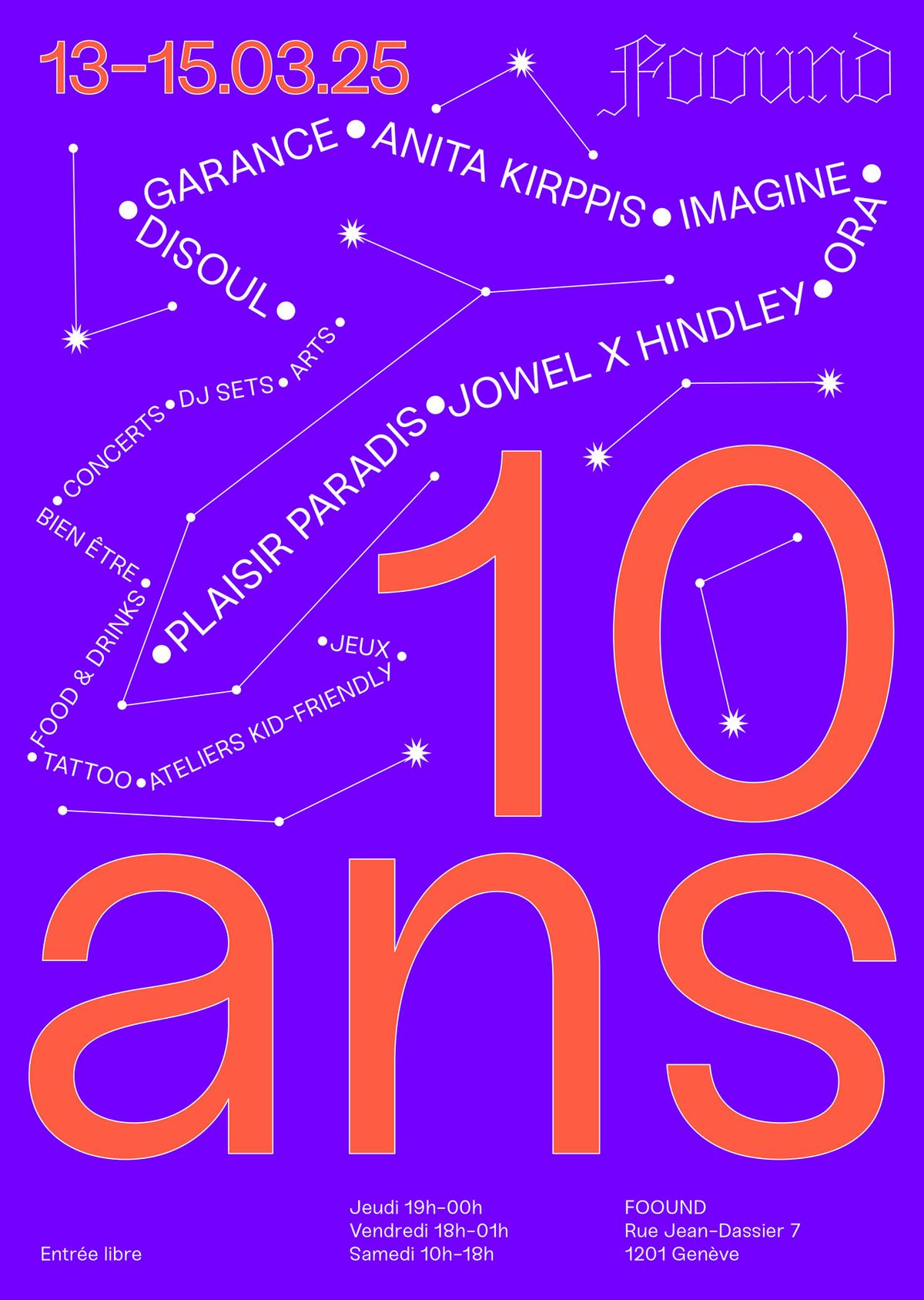 FOOUND f\u00eate ses 10 ans