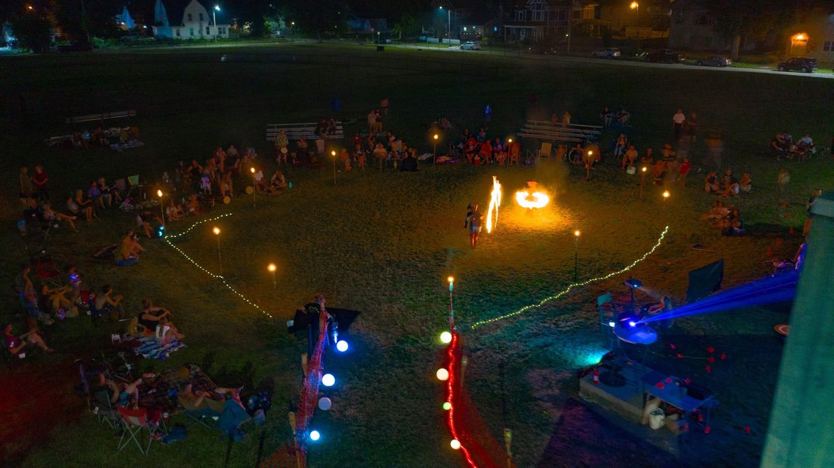 Community Drum and Fire Dancing Circle