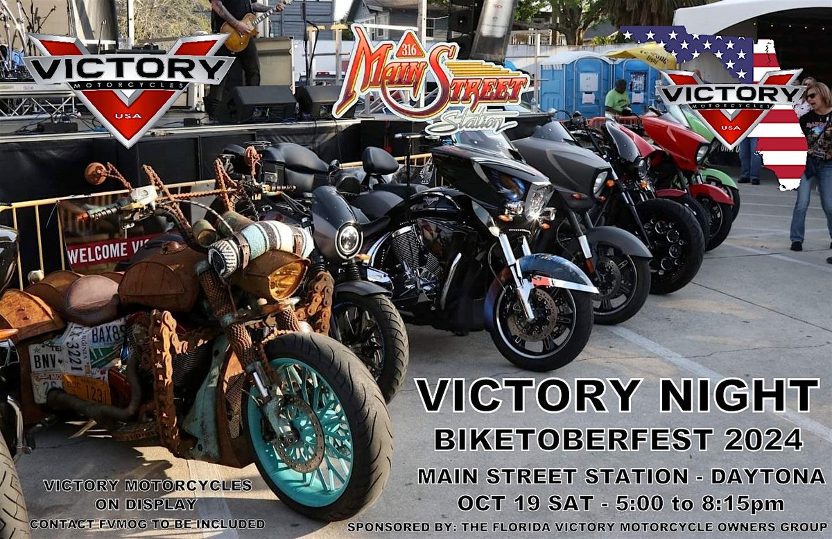 4th Annual Victory Motorcycle Riders Night at Main Street Station