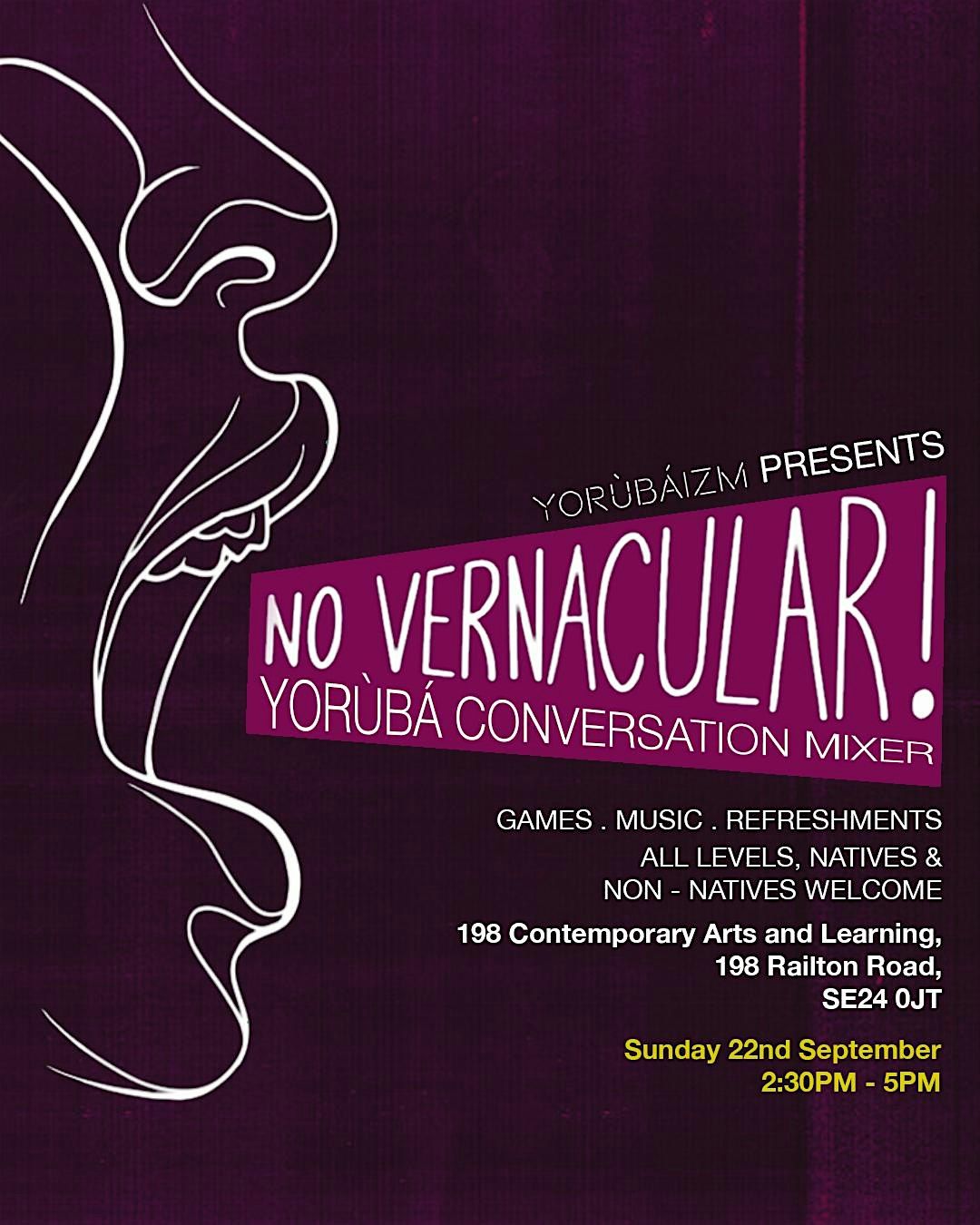 No Vernacular: Yor\u00f9b\u00e1 Conversation Mixer