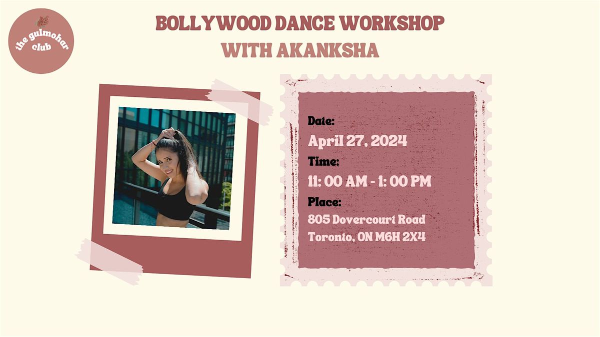 Bollywood Dance Workshop for South Asian Women in Toronto