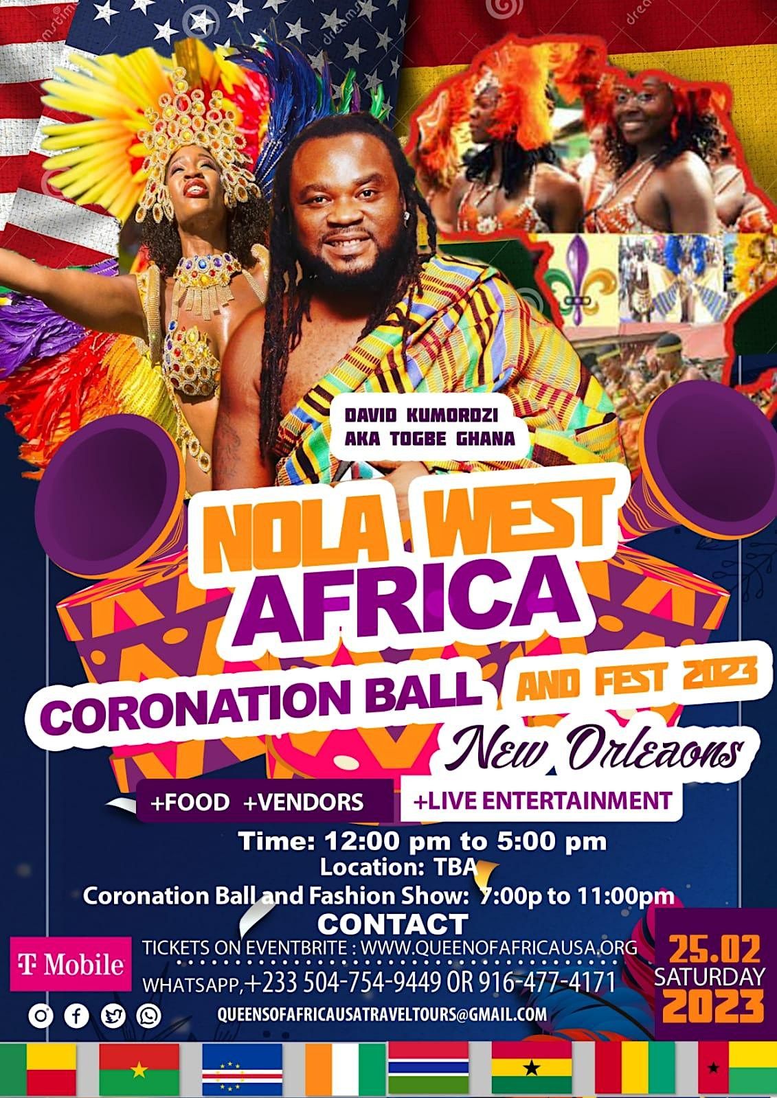 Krewe of West Africa Culture Coronation Ball & Fashion Show in NOLA