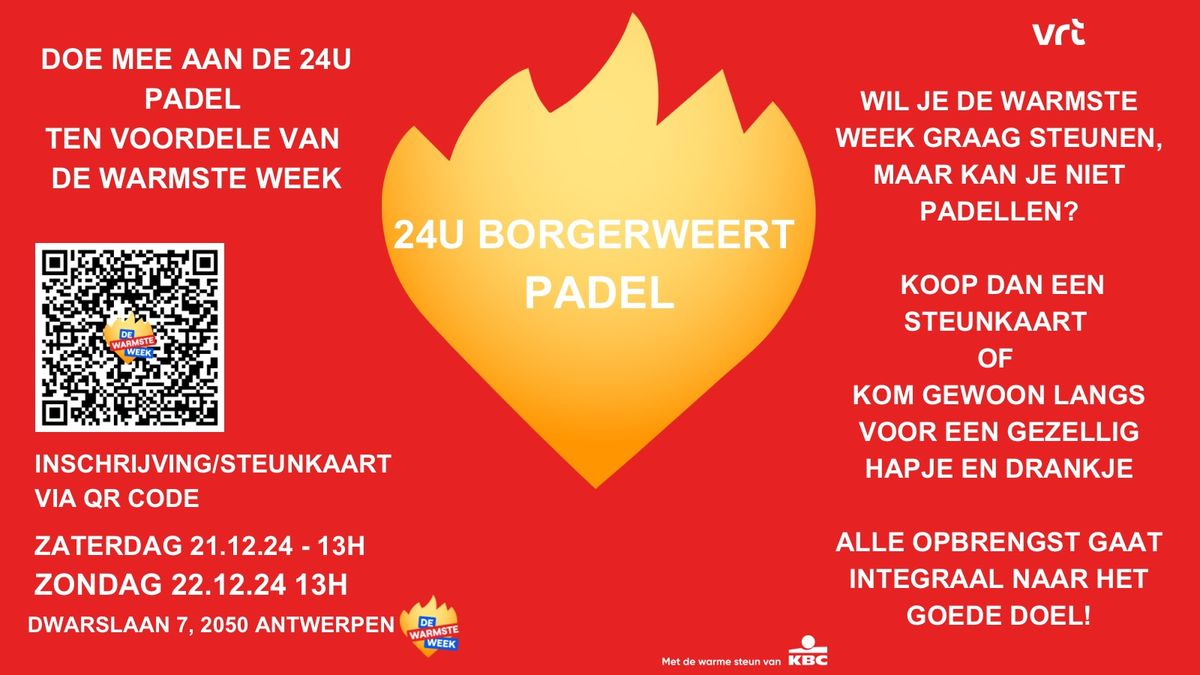 De warmste week 2024: 24u padel