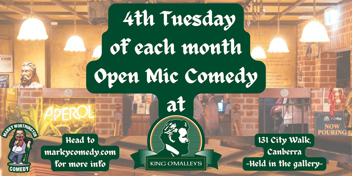 Open Mic Comedy @King O'Malley's