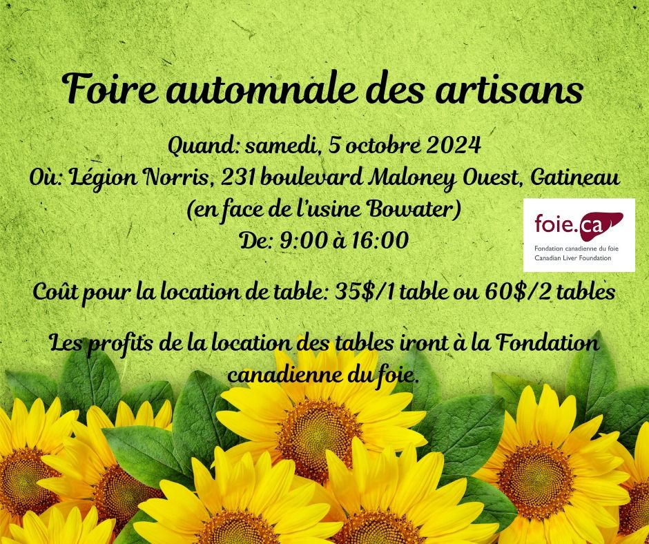 Foire automnale des artisans