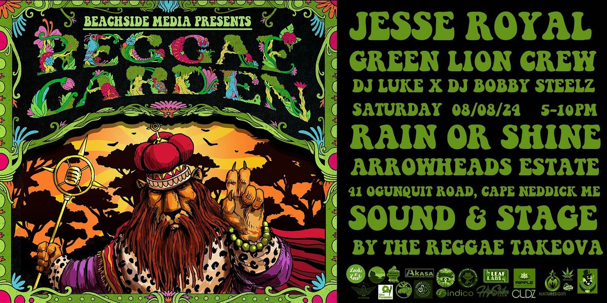 Reggae Garden #4 - Jesse Royal x Green Lion Crew x DJ Luke
