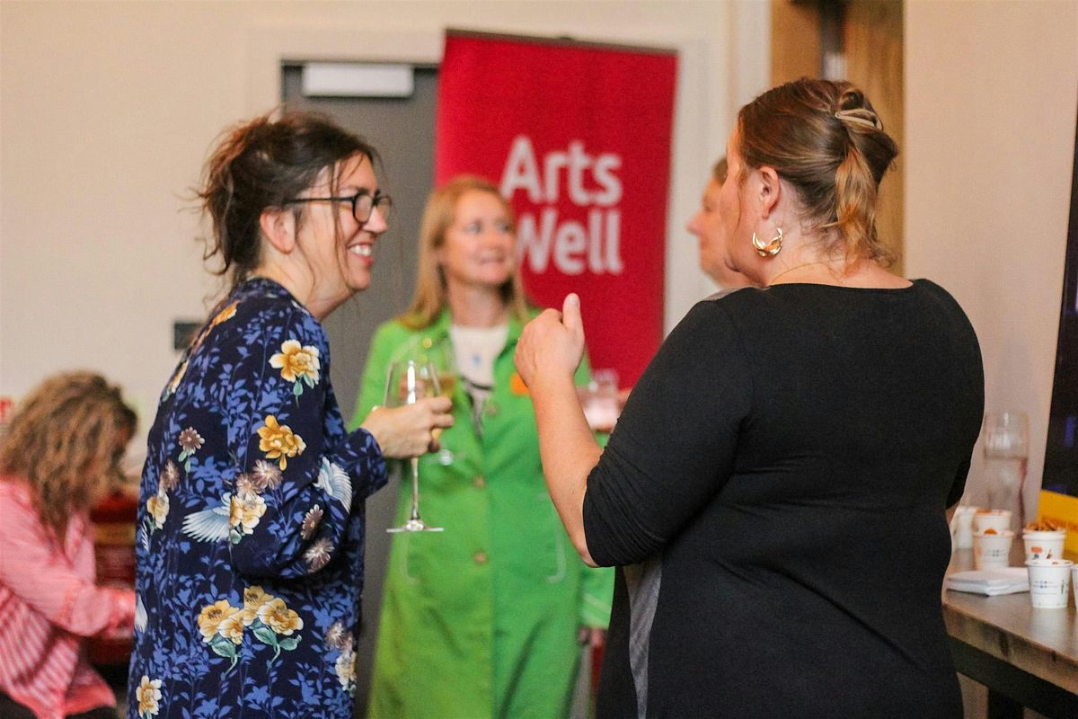 Connect;  Creative Wellbeing Week  2024 networking event