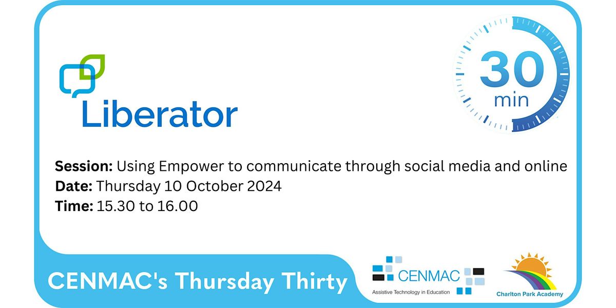 CENMAC's Thursday Thirty - Using Empower to communicate via social media an