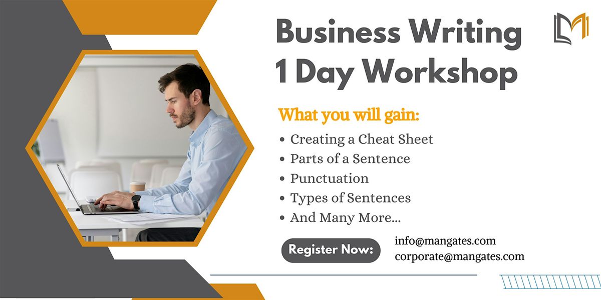 Business Writing 1 Day Workshop in Akron, OH on October 08th, 2024