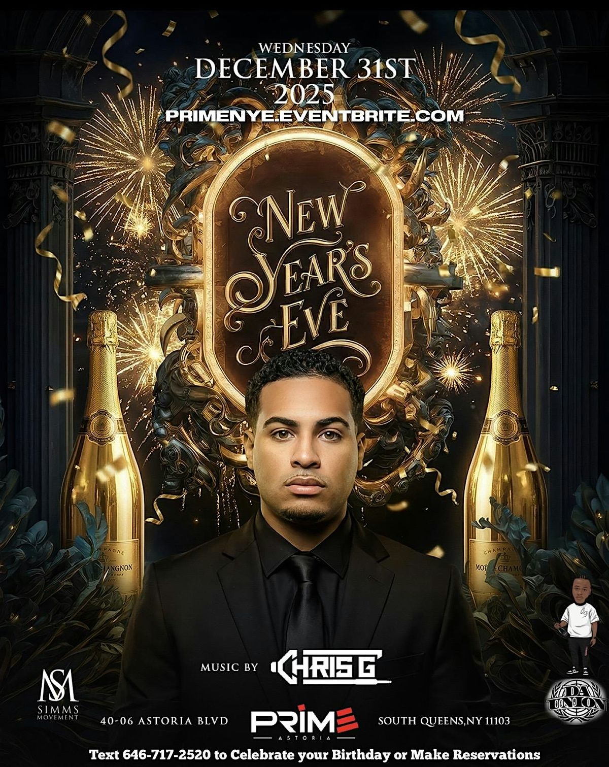 NYE The Big Bang NYC #1 Capricorn celebration @Prime Astoria Crowd Pleaser