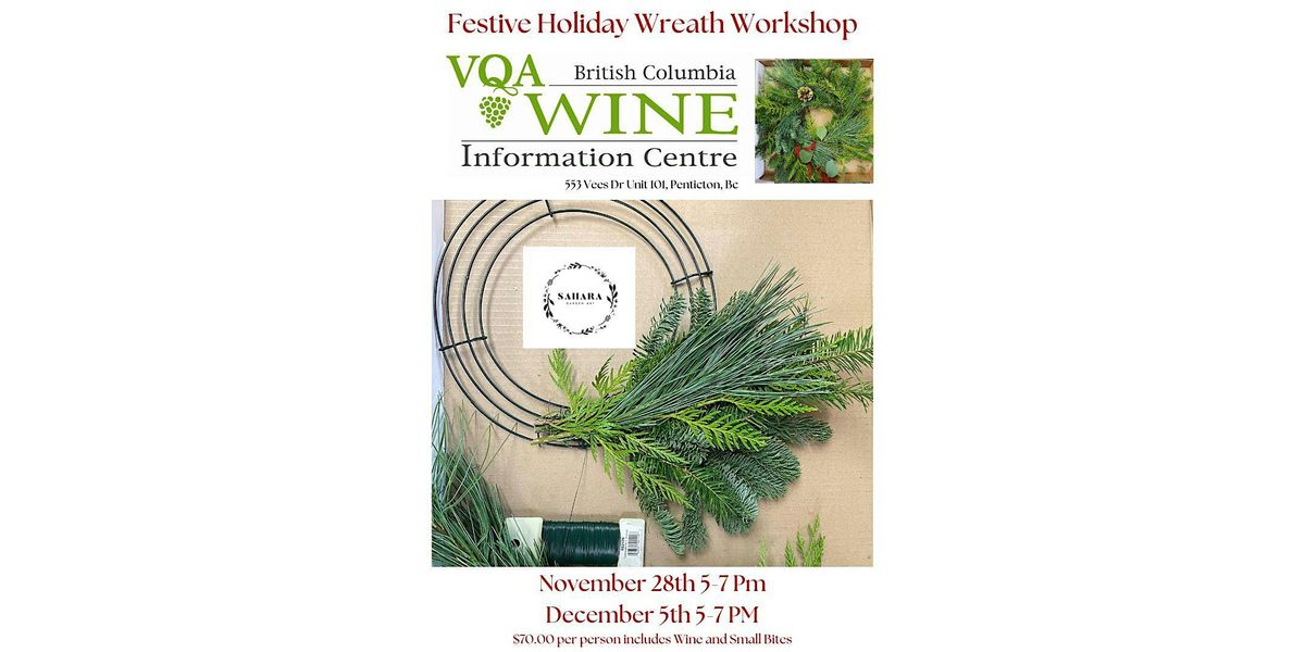 Festive Holiday Wreath Workshop