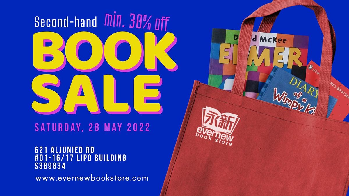 Evernew Second-hand Books Sale (28 May 2022, Saturday)