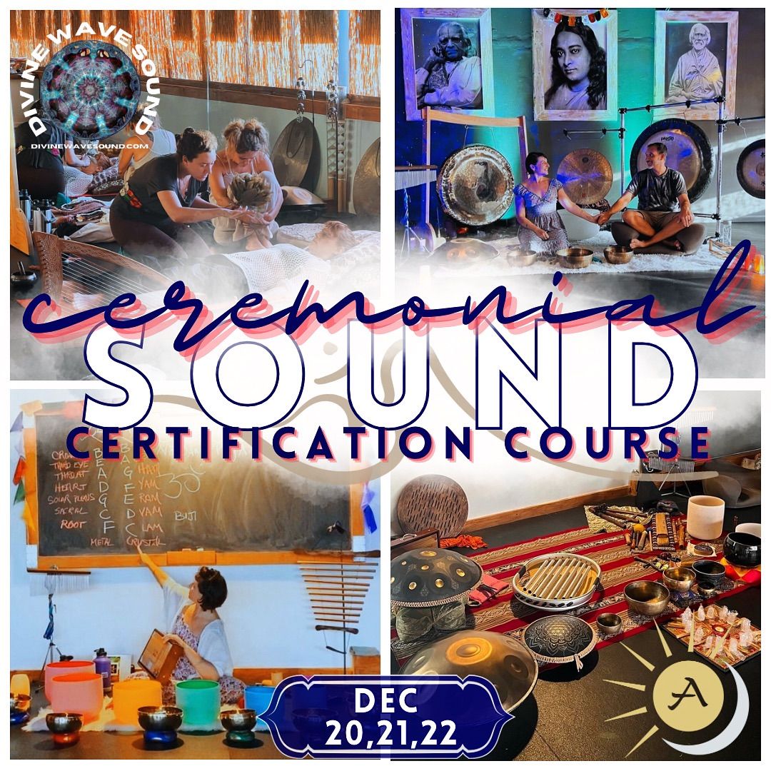 Ceremonial Sound Certification with Rich Gausman & Michelle Rassner Cash at Anuttara Yoga Shala 