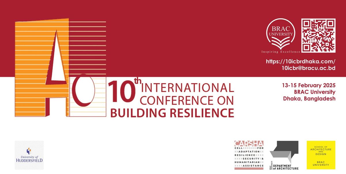 10th International Conference on Building Resilience 2025