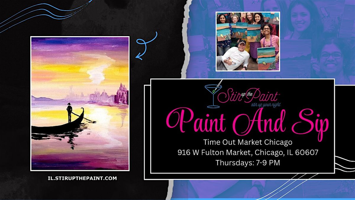 \u201c Venice Sunset\u201d Paint Night Event Thursday 7:00 p.m. at Timeout Market