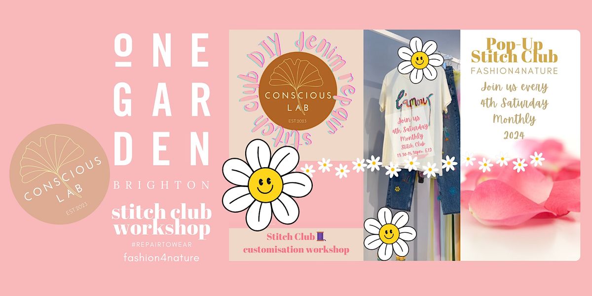 Pop-Up Stitch Club - Revamp Your Style a Fun Fashion Customisation Workshop