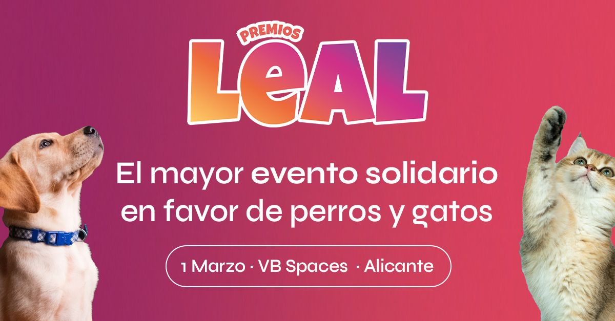 Premios Leal - Evento Solidario en favor de los peludos