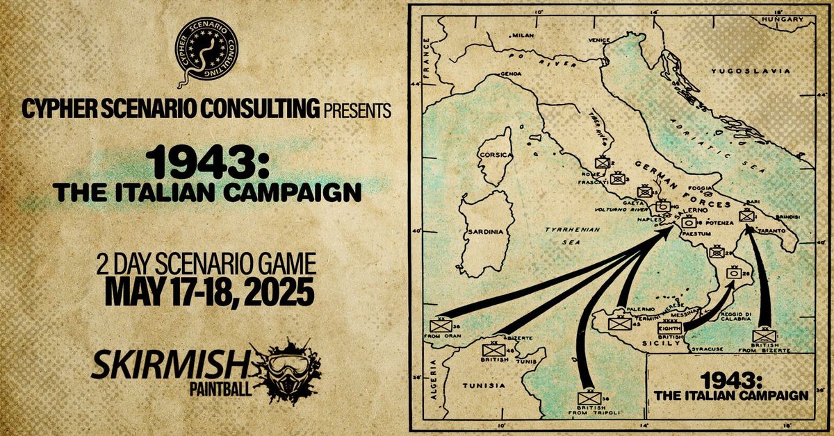 Cypher Scenario Consulting Presents: 1943 - The Italian Campaign