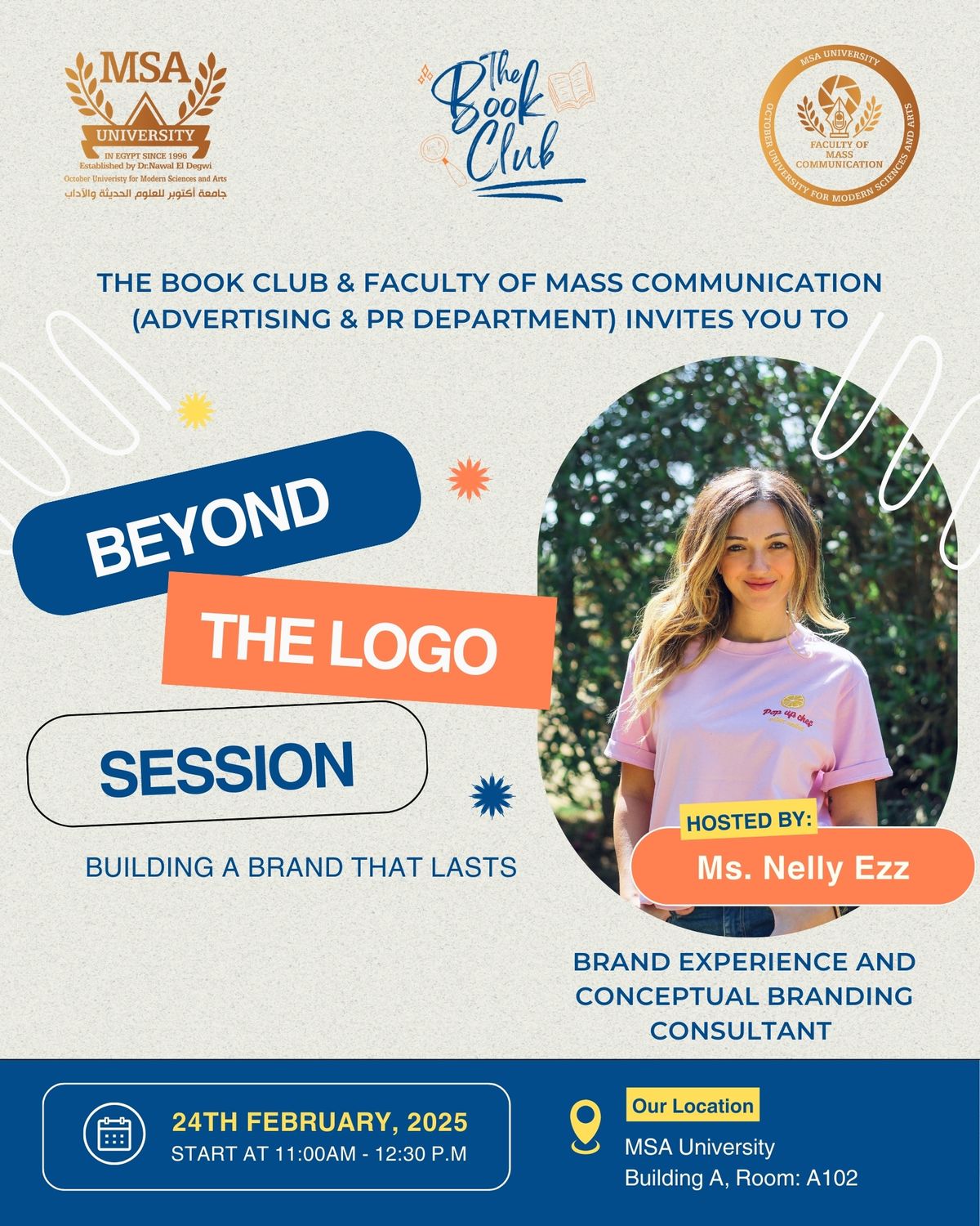 "Beyond the Logo \u2013 Building a Brand That Lasts" with Ms. Nelly Ezz