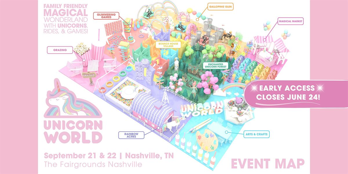 Unicorn World - Nashville | September 21-22 | Early Access Tickets