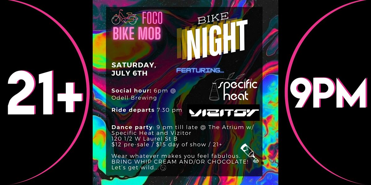 BIKE NIGHT: Specific Heat & VIZITOR | Presented by FoCo Bike Mob