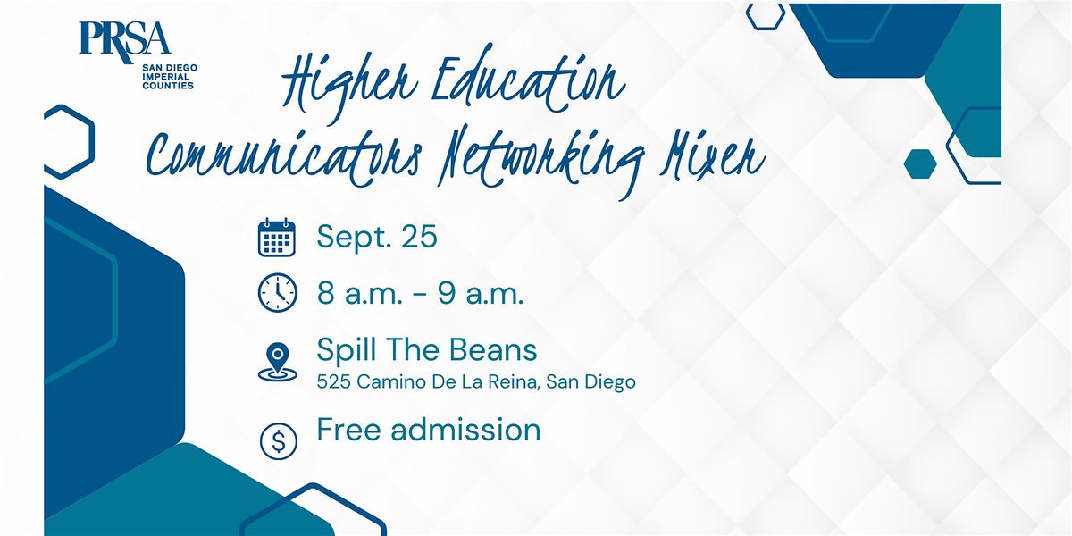 Higher Education Communicators Networking Mixer