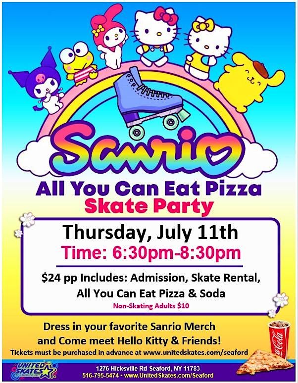 Sanrio All You Can Eat Pizza Party 7-11-24
