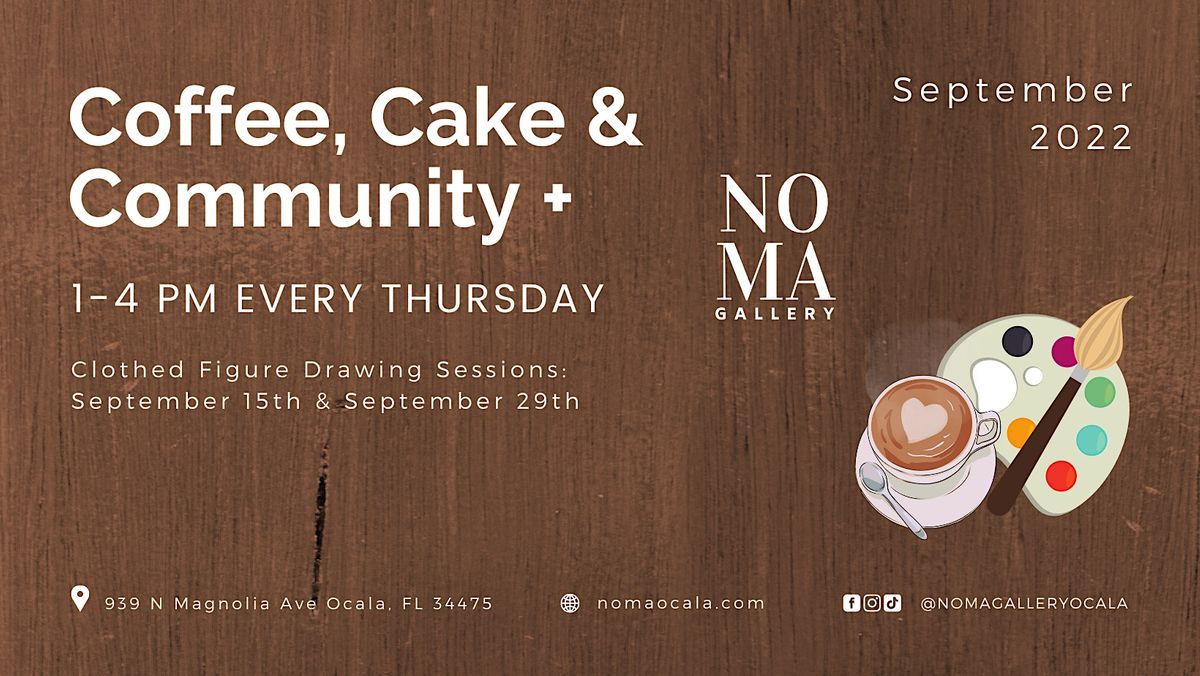 Coffee Cake and Community Clothed Figure Drawing Session, NOMA