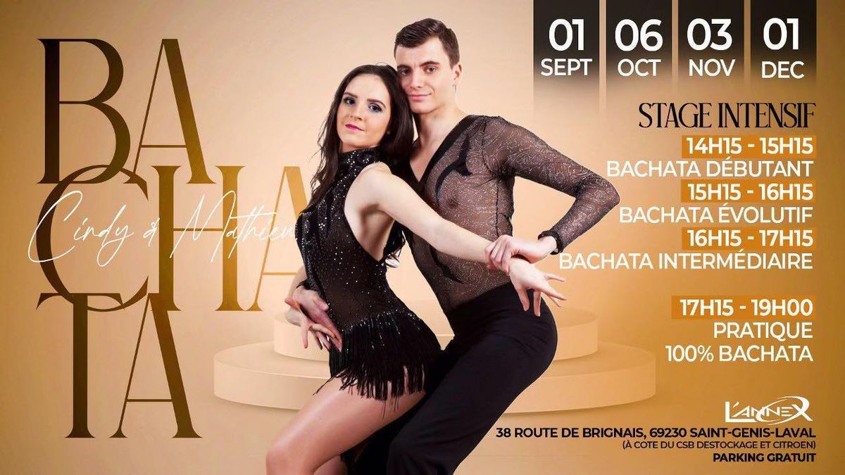 STAGE INTENSIF BACHATA BY CINDY ET MATHIEU