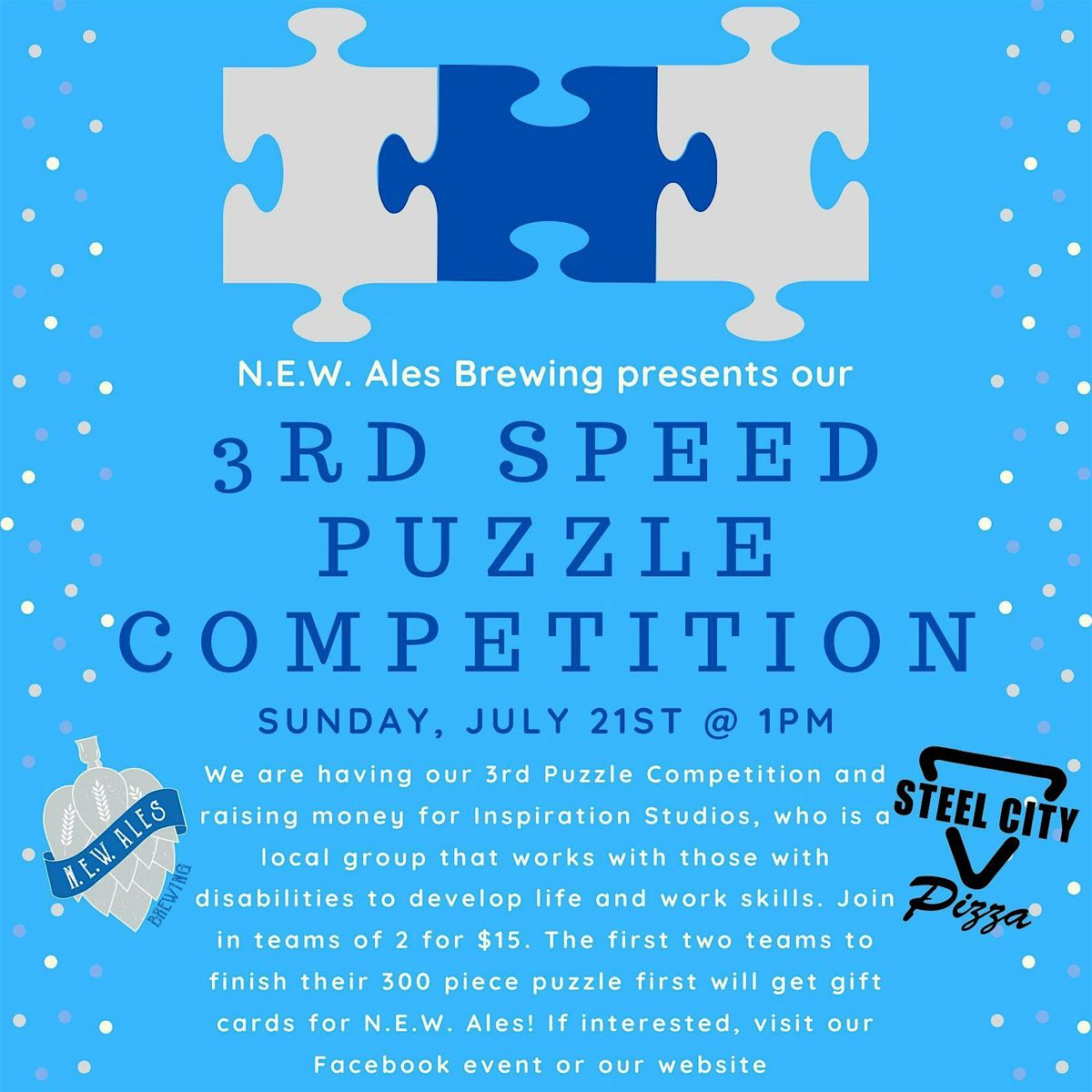 3rd Speed Puzzle Competition at N.E.W. Ales Brewing