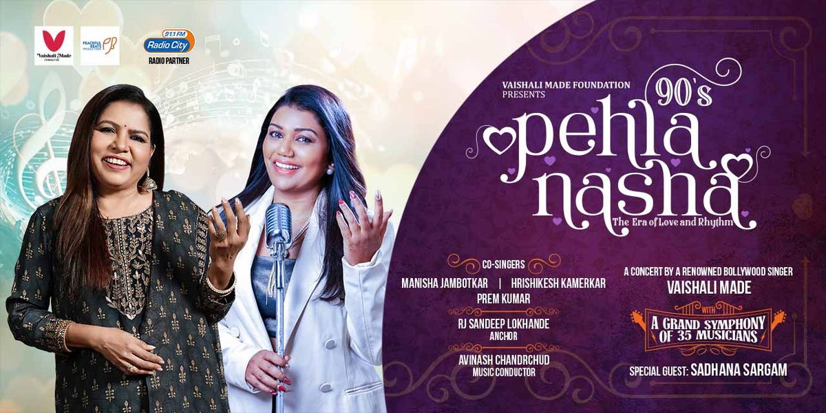 PEHLA NASHA Live in Concert by Vaishali Made