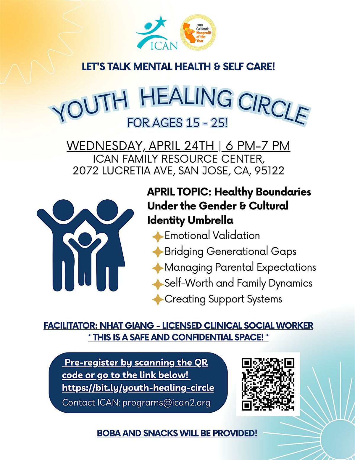 Youth Healing Circle - Discussing Healthy Boundaries
