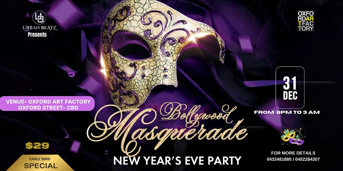 Bollywood Masquerade NYE 2025 - Sold Out Every Year