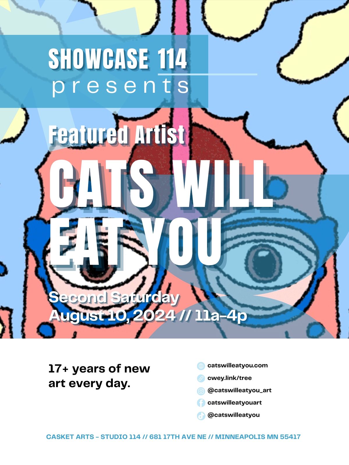 Showcase 114 \/\/ Featuring CATS WILL EAT YOU - November 9th th Edition