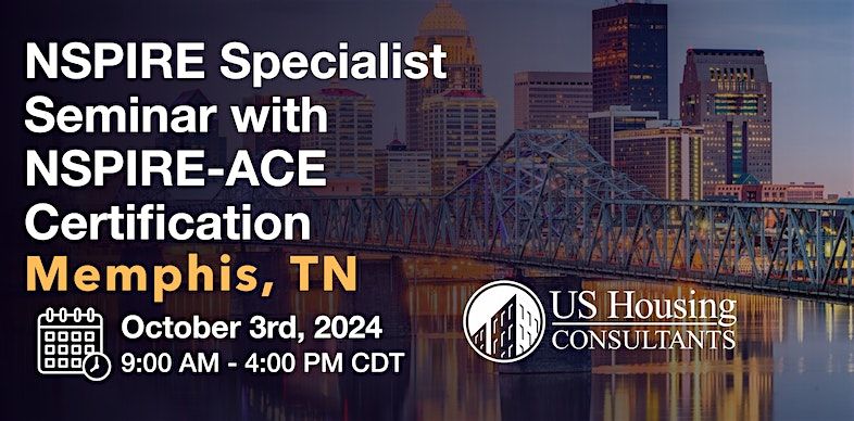 NSPIRE Specialist Seminar w\/ACE Certification  - Memphis, TN