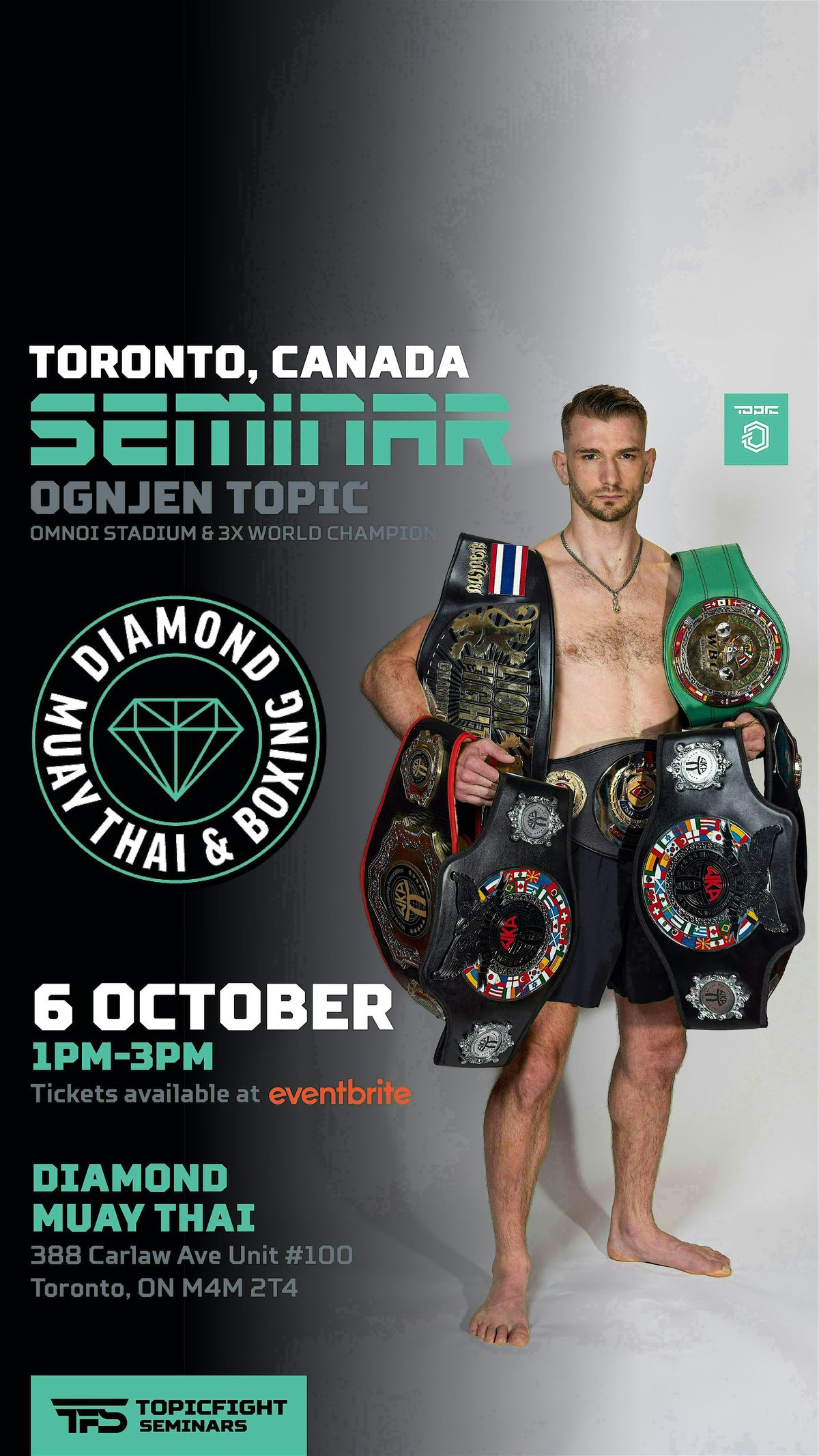 Ognjen Topic Seminar at Diamond Muay Thai