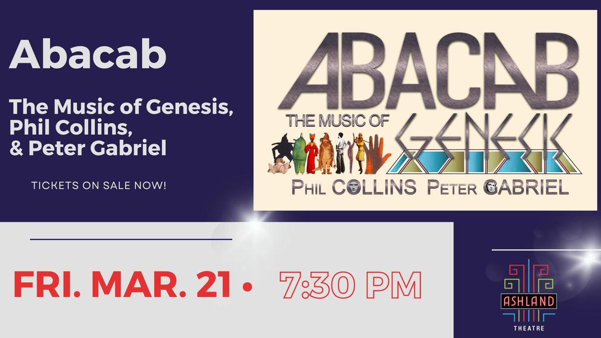 ABACAB: The Music of Genesis - Tickets on sale now!