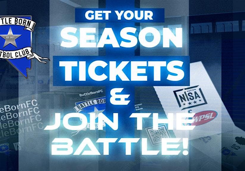 Men's & Women's Season Tickets Pass - BattleBornFC