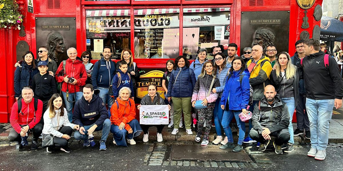 Tour a piedi di Dublino in italiano di 2.45 ore : La vostra Dublino