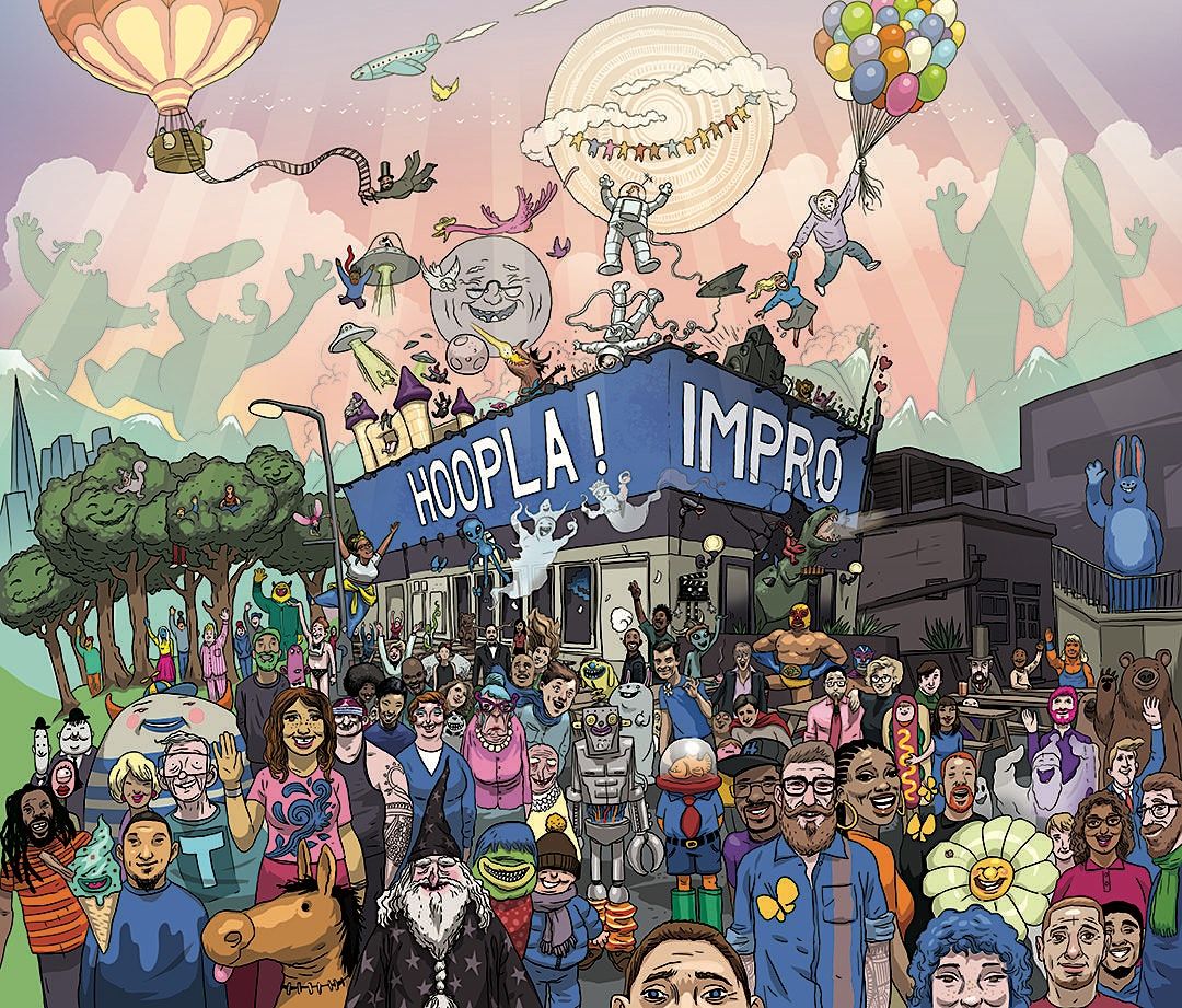 Hoopla's Stand Up end of course show.